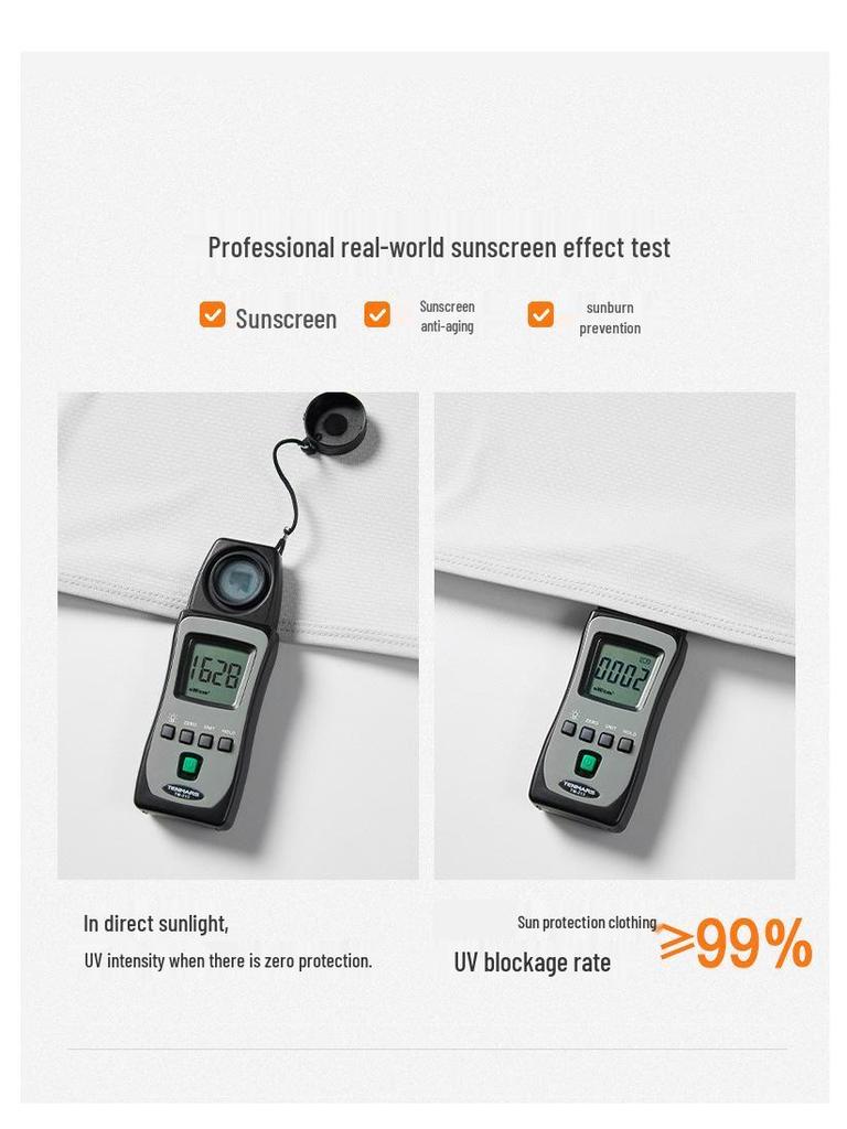 UPF50+ UV Protection Hooded Ice Silk Jacket for Men & Women - Long Sleeve Summer Sun Shirt