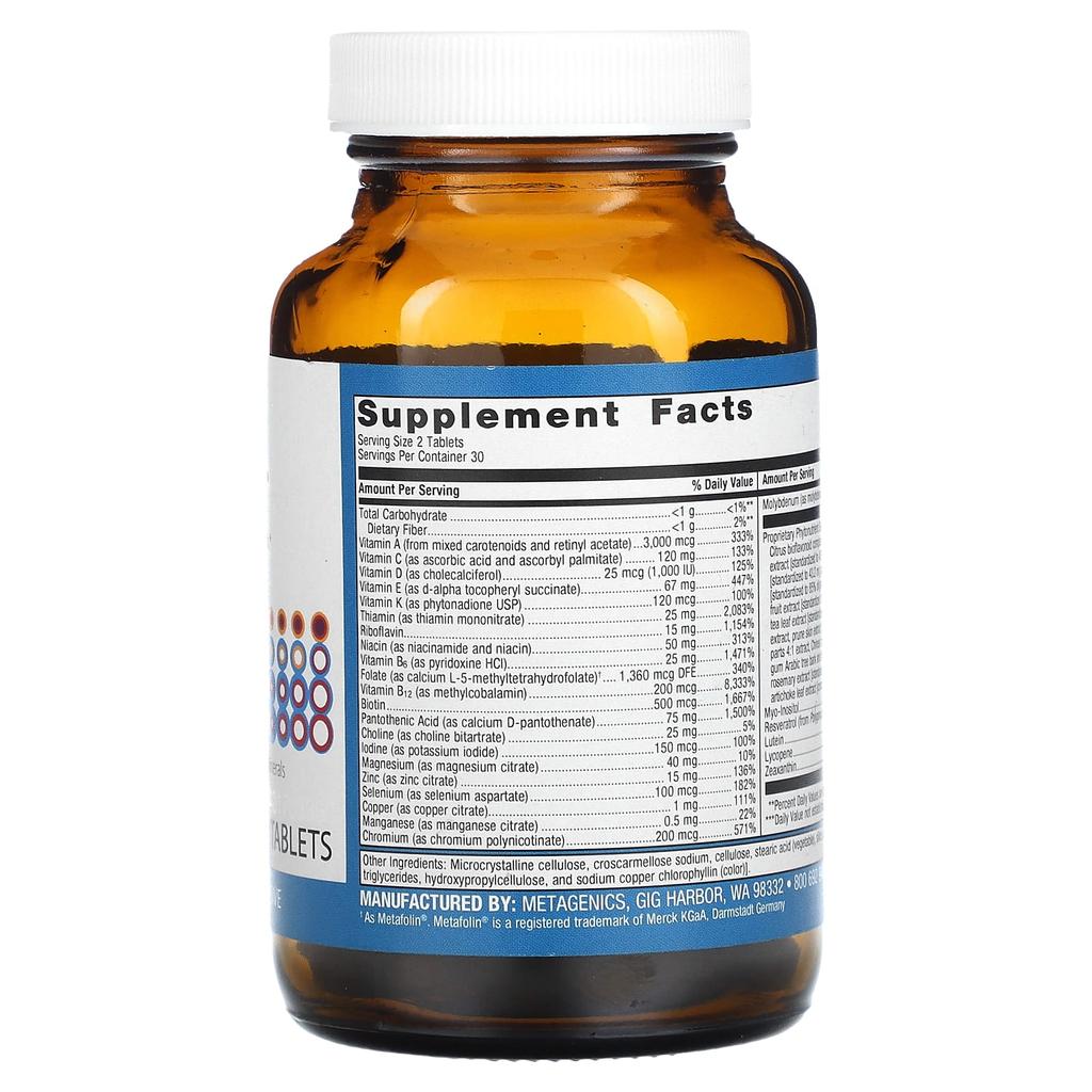 Metagenics, PhytoMulti, 60 Tabletten