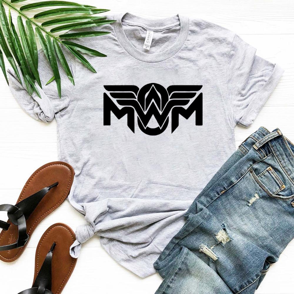WonderWomen Tshirt Funny Mom Shirt Superhero Inspired Mom Life Shirt Mothers Day Shirt Vintage Harajuku Tops Gift for Mommy