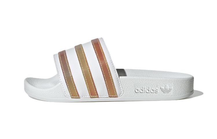Adidas Adilette Slide J  White Multi-Color  HQ8547 36⅔
