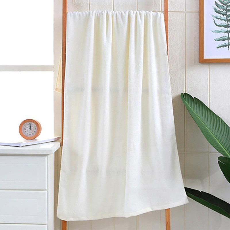 Towel worker bamboo fiber bath towel 260g medium towel small bath towel adult bathing does not lose hair dry body towel