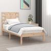 Vidaxl Bed Frame, Solid Wood, 90X190 Cm, Single