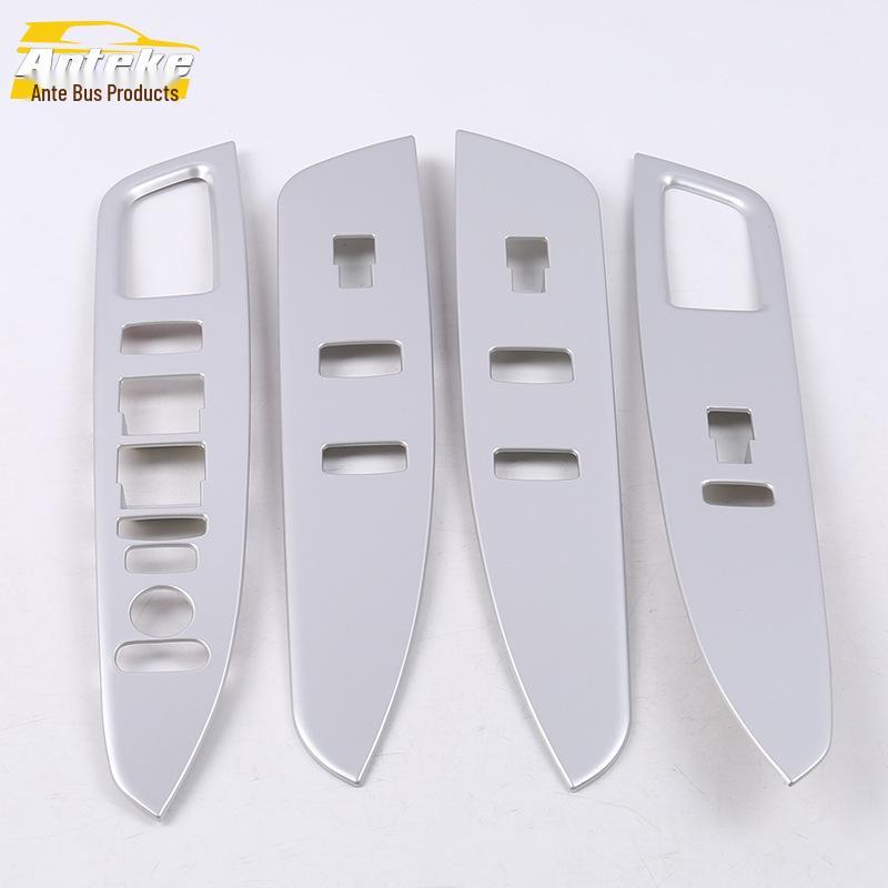 URV Power Window Switch Decorative Panel: Car Window Armrest Button Sequin Sticker