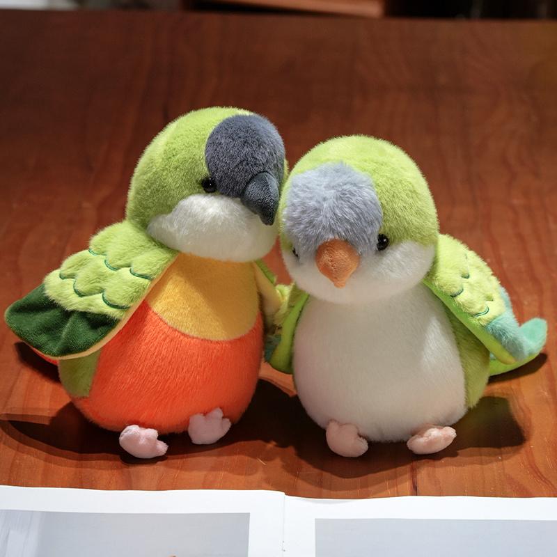Süße Märchen Eichhörnchen Handpuppe Plüschtiere Entzückende Vögel Wellensittiche Papageien Lehrmaterial Kindergarten Geburtstagsgeschenk Für Kinder