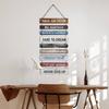 Wooden Wall Sign Wooden Plaque Rustic Inspirational Wall Art Decor Wooden Hanging Plaque Positive Quote Sign for Office Bedroom