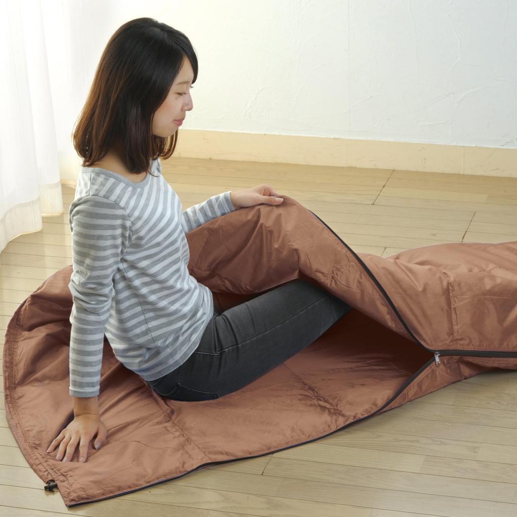 Echigo Futon down sleeping down sleeping storage bag Feather down sleeping sleeping disaster disaster prevention cold mountain solo down sleeping down