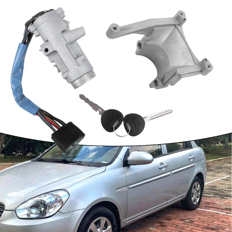 Car Metal Ignition Switchs Lock Cylinder Suitable For Accent 81900-22A43 81900-25A50 Enhances Vehicle Start Performances