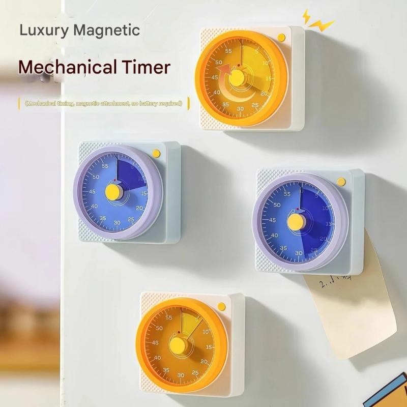 Küchen Kochtimer Mechanisch Manuell Countdowns Wecker Magnetisch Digitaler Timer Zeitmanagement-Werkzeug Langlebig