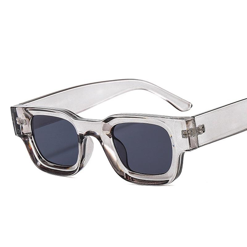 

Vintage simple men s square frame glasses outdoor travel beach sunscn sunglasses driving UV protection fashion wear