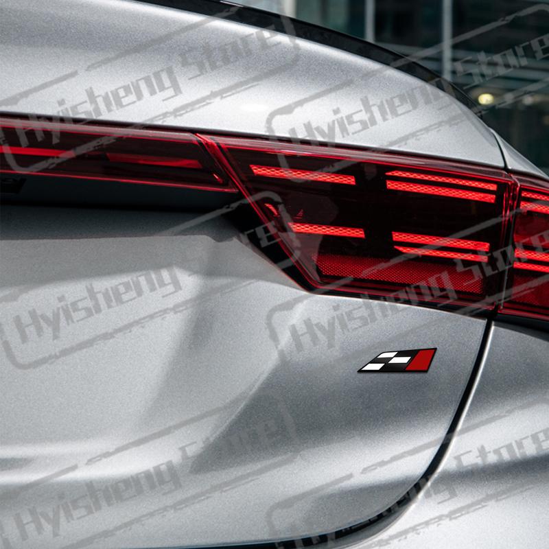 Metall Auto Styling Rennflagge Frontgrill Aufkleber Abzeichen Heckklappe Karosserie Emblem Für Seat Ibiza Ateca Leon VZ Cupra Tarraco Arosa