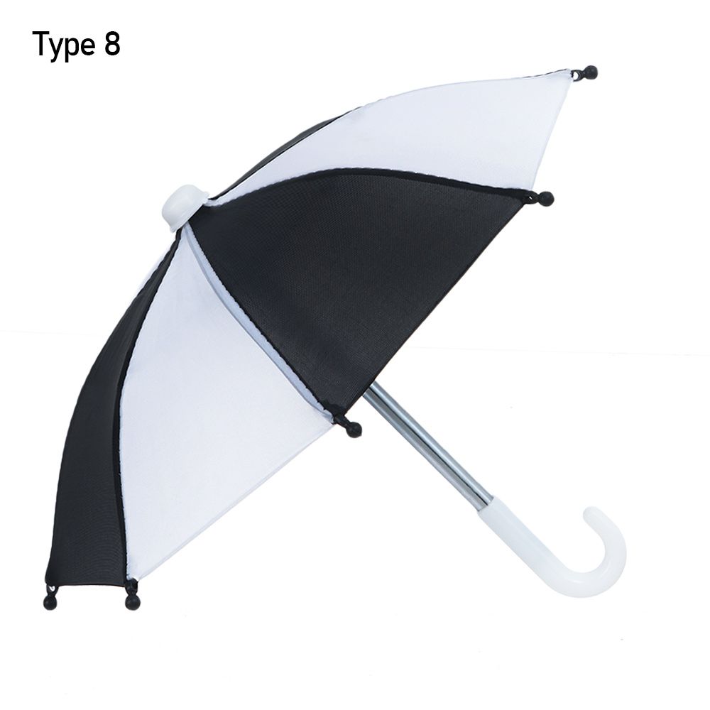 Rainbow Colors Color Matching Patch Mini Rain Gear Colorful Doll Umbrella Dollhouse Accessories