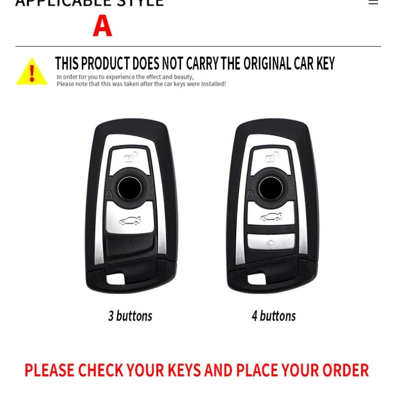 Auto Fernbedienung Schlüsselhülle Abdeckung Schale Fob für BMW 1 3 5 7 Serie X1 X3 X4 X5 F10 F15 F16 F20 F30 F18 F25 M3 M4 E34 Autozubehör