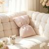 Nordic Style Round Ball Cushion Velvet Seat Pouf Stuffed Throw Pillow Room Sofa Decor Soft Ball Cushion Waist Back Cushions