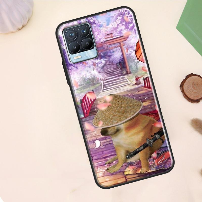Cheems Doge Meme Funny Doggy Case For Realme C67 C71 C63 C61 C55 C51 C53 C35 C65 C75 11 12 13 14 Pro Plus GT6 GT7 15 Pro