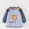 Waterproof Baby Long Sleeve Bib Apron Anti-dirty Toddler Eating Reverse Wear Smock Kids Feeding Coverall for Boys Girls Autumn Winter