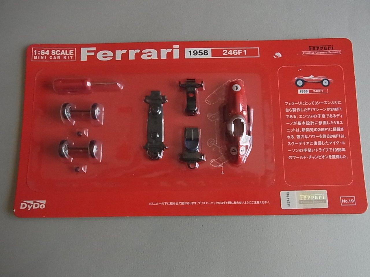 

DYDO Scale Diecast Model Car Ferrari 1958 246F1 for Prize 1/64 Kit (Not Sale; Item)