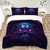 3pcs Cyberpunk Skull Bedding Set, Includes 1 Comforter + 2 Pillowcases, Without Pillow Inserts, Soft Comfortable, Lightweight Breathable, Pr