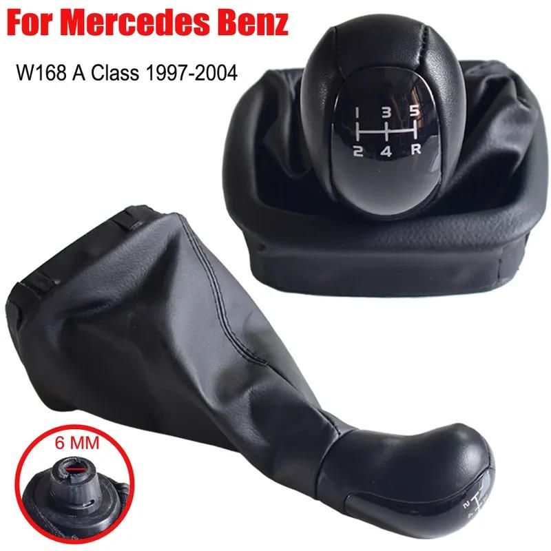 For Mercedes Benz W168 A Class 1997 1998 1999 2000 2001 2002 2003 2004 Manual 5 Speed Gear Stick Shift Knob Level Leather Boot