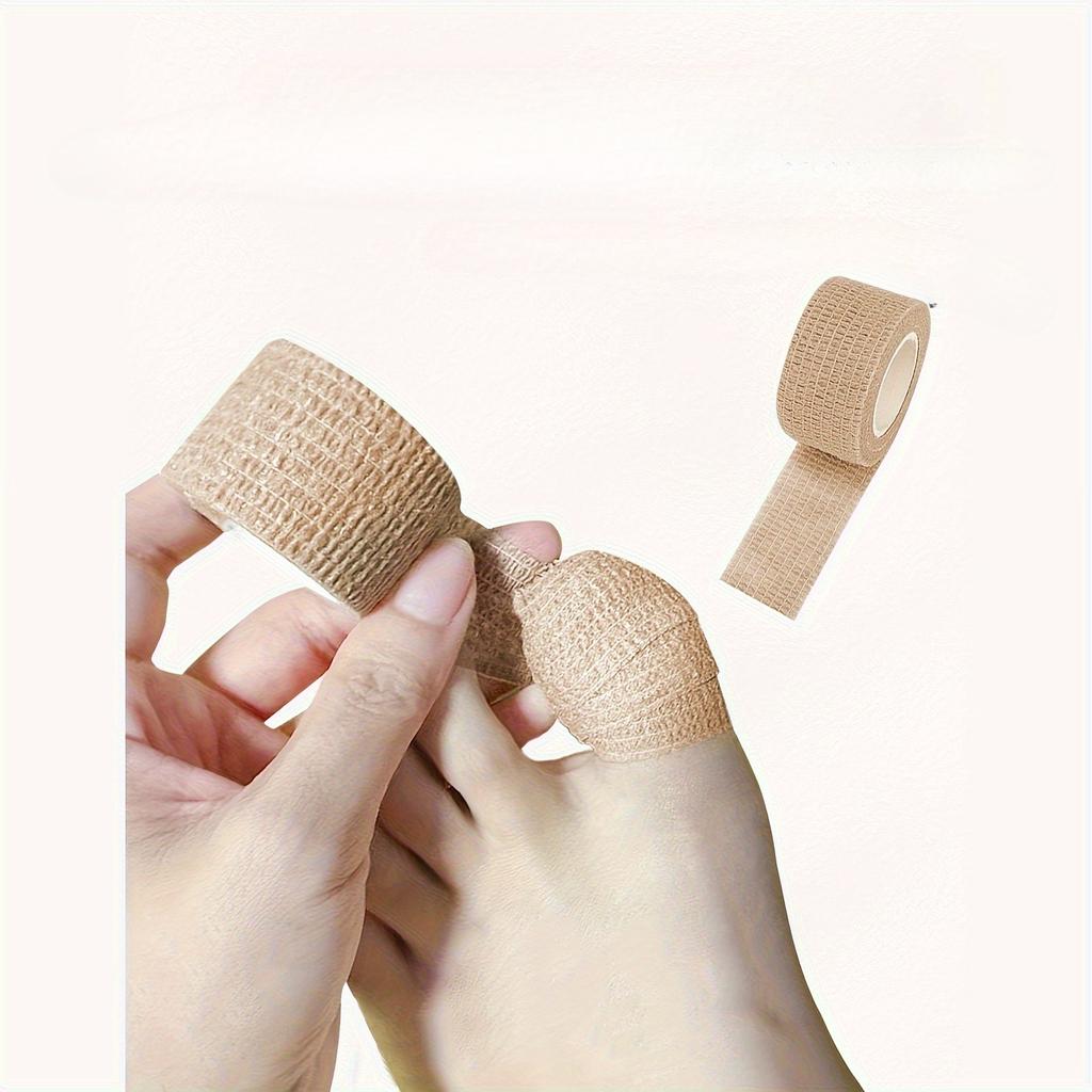 6 Rolls of Breathable Toe Protectors- Support for Big Toe Fractures And Running Gear, Breathable Pads