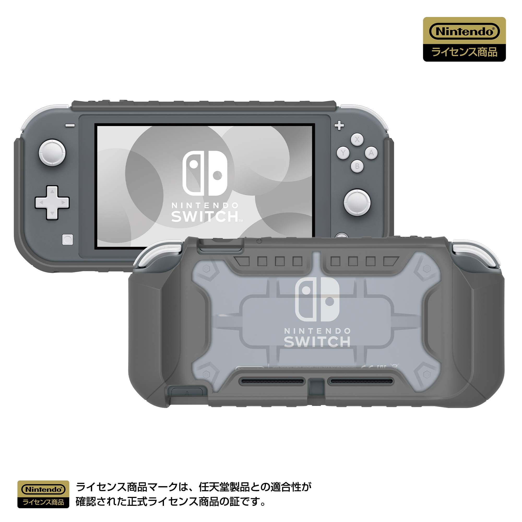 

Лицензированный жесткий протектор для Nintendo Switch Lite Clear x Gray с Nintendo Switch [Продукт Nintendo] [Совместимый с Lite]