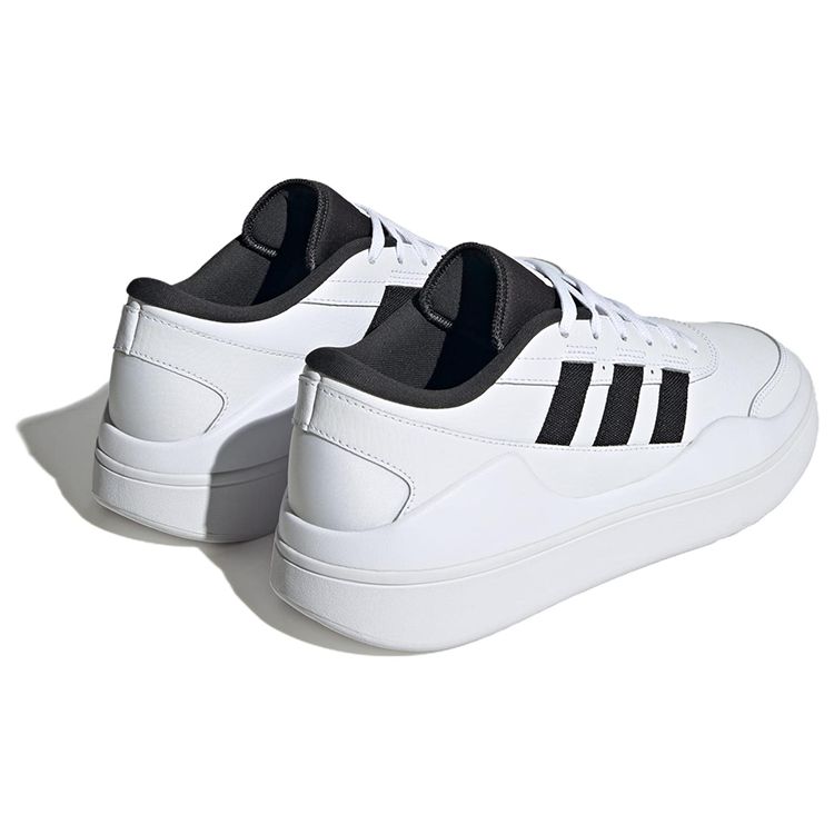 Adidas Osade Leather Classic Logo Comfortable Sports Non-Slip Low-Top Lifestyle Shoes Unisex sneaker White Black IG7316