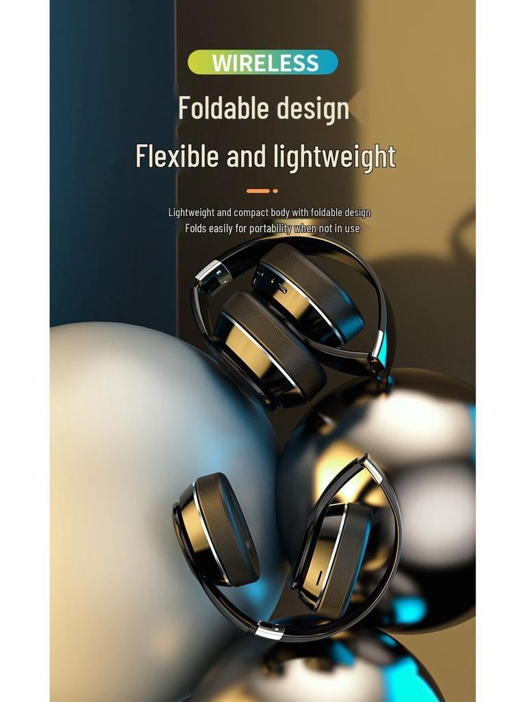 Foldable Head-mounted Wireless Bluetooth 5.0 Stereo Earphones VJ320
