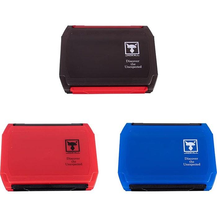 JACKALL 1500D Wide Open Tackle Box S Free Black, 200mm x 153mm x 40mm