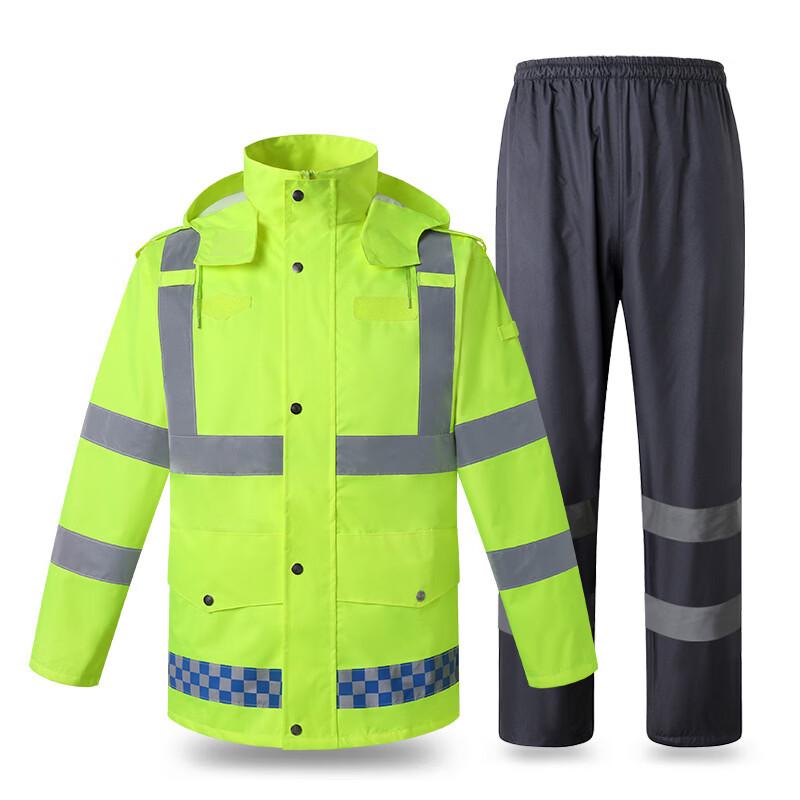 Handun High-Visibility Oxford Split Rain Suit