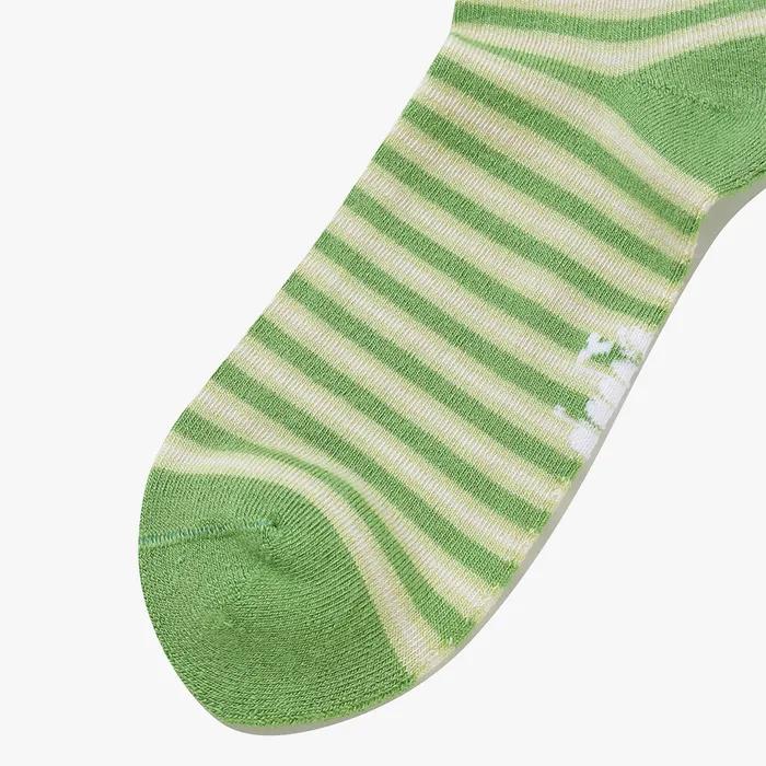 Striped Crew Socks KHAKI