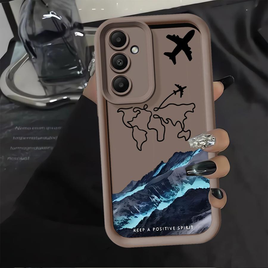

Aircraft Mountain Peak Case for Samsung Galaxy A56 A36 A24 A55 A54 A35 A52 A73 A22 A21s A32 A25 A26 Phone Cover Galaxy A31