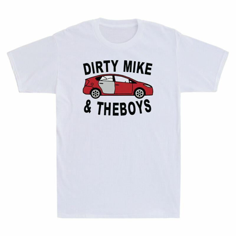 Red Car Dirty Mike And The Boys Funny Men s Cotton Short Sleeve T-Shirt XL