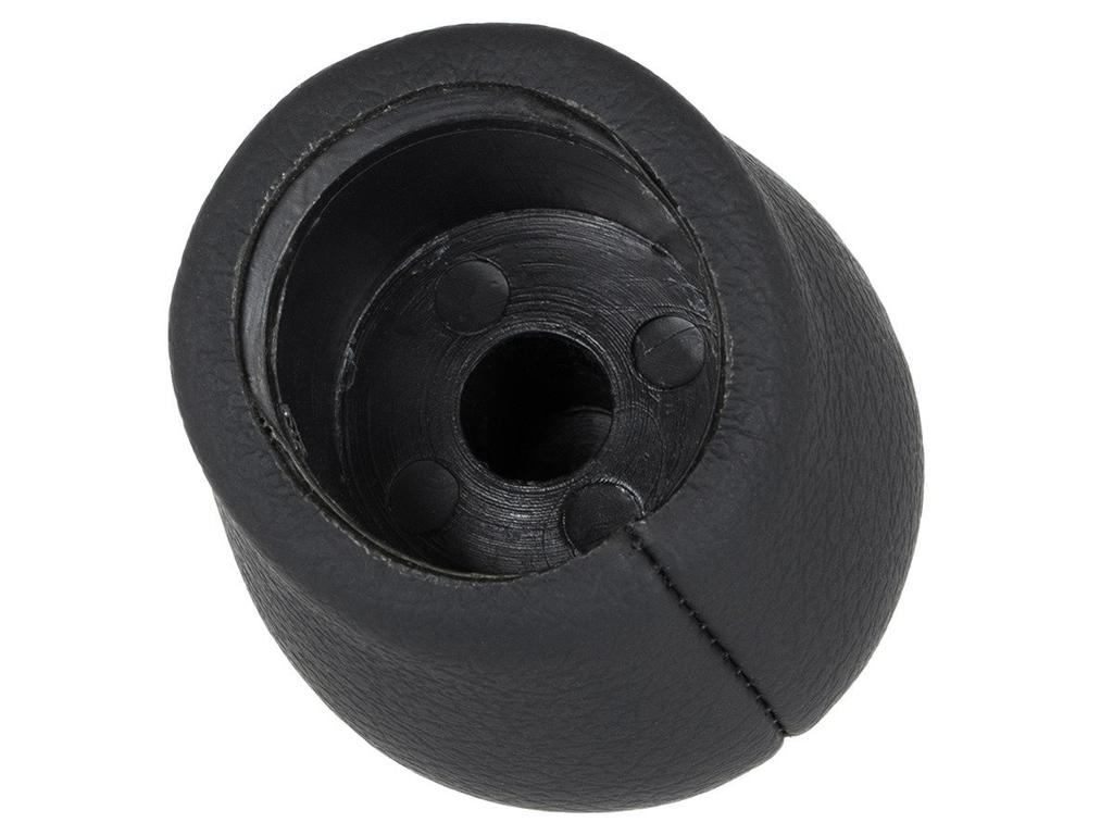 Opel Vectra C 02-08 gear shift knob 6 SPEED ECO LEATHER + CHROME