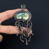 Abalone-Muschel-Edelstein, Kupferdraht, handgefertigter Anhänger-Schmuck