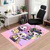 Custom Name Kpop Demon Hunters Printed Carpet Rug For Office Chair Living Room Bedroom Kitchen Room Decor Gifts