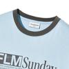 FILLUMINATE Flm Sunday Ringer T-Shirt - Sky Blue