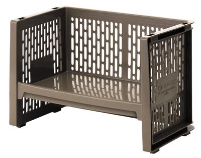 Sanko Armazenamento de Plástico S Largura x Profundidade x Altura cm Marrom Fabricado no Japão Caixa Empilhável Organização Uso Eficaz do Espaço Simples 428189 e-Rack 36.3 20.8 24.8