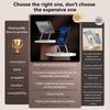 H12mini Foldable Tablet Stand Adjustable Angles Desktop Support for Laptops Up to 13.3 Inches