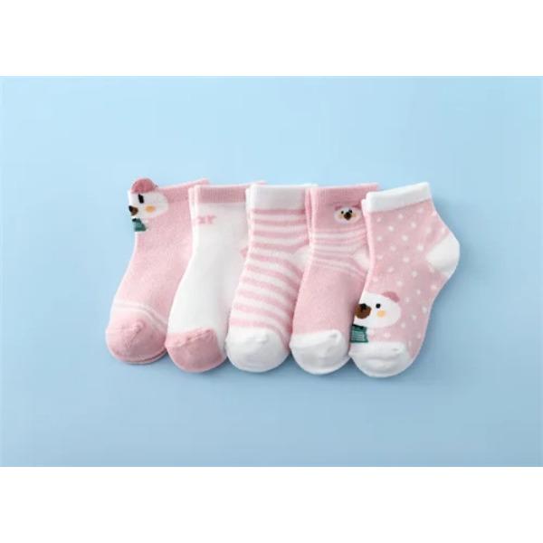 Lawadka 5Pairs/Lot Summer Thin Newborn Baby Socks Cotton Infant Boys Girls Floor Sock Casual Cartoon Toddler Clothes Accesories
