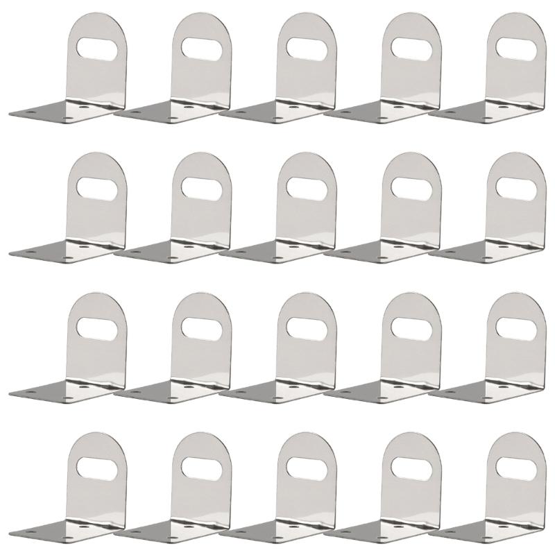 

20 шт. Нержавеющая сталь кран вешалка настенный кронштейн водопроводный кран металлический кронштейн подвесная пластина кран кронштейн