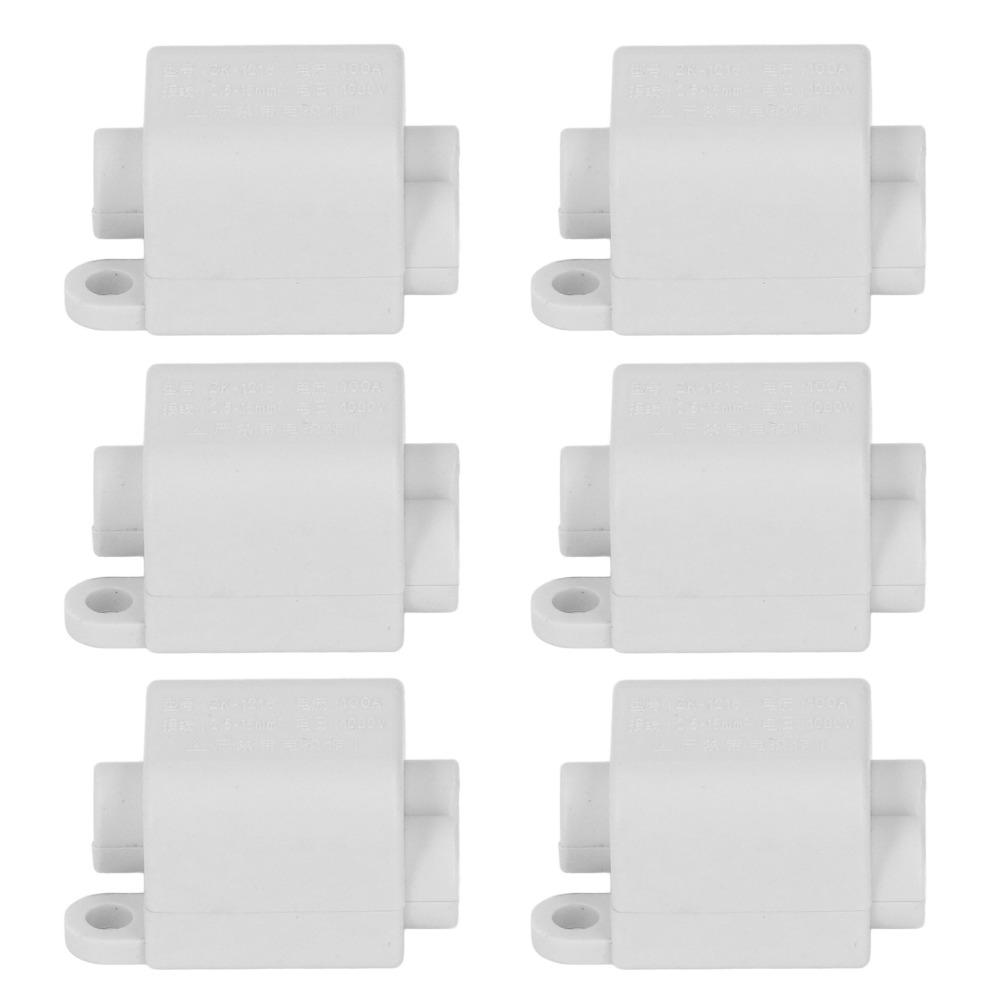 6 Pcs No Break Wire Connector 1000V 100A Splitter Connector T Type Splitter  Speaker Pendant Light