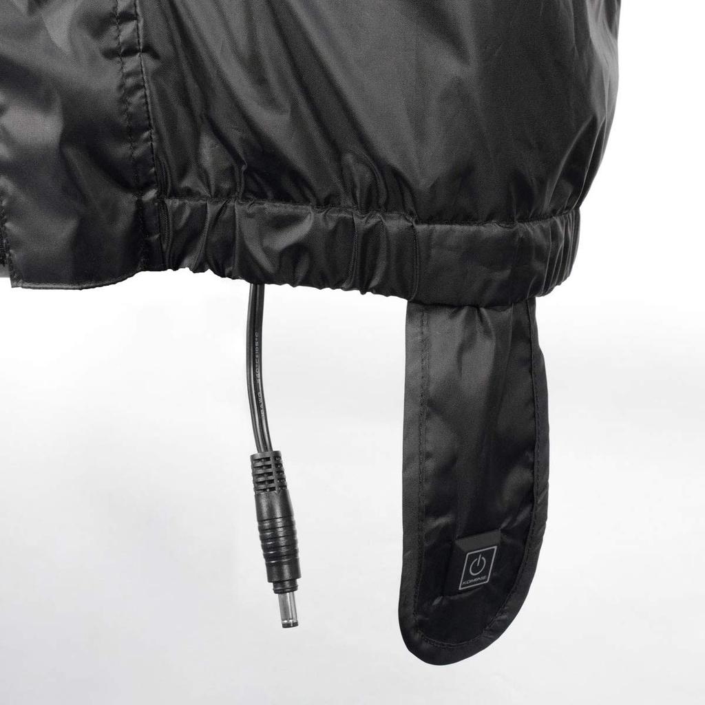 KOMINE Motorcycle 12V Electric WP System Inner Size Jacket, M, Black, 08-111 EK-111