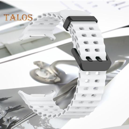 Silicone Watch Band Wear Resistant Adjustable Waterproof Quick Release Sport Breathable Strap Wristband for SamsungGalaxy Watch 7 Ultra