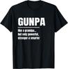 Herren lustiges GUNPA Spaß Opa Großvater Neuheit Geschenk T-Shirt