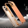 Aluminum Alloy Frame Protective Case for Apple 16 Pro Max with Metal Heat Dissipation Back Sticker