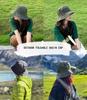 New Sun Protection Bucket Hat Portable Foldable Fisherman Caps Camping Hiking Fishing Cap Summer Outdoor Sports Panama Hat