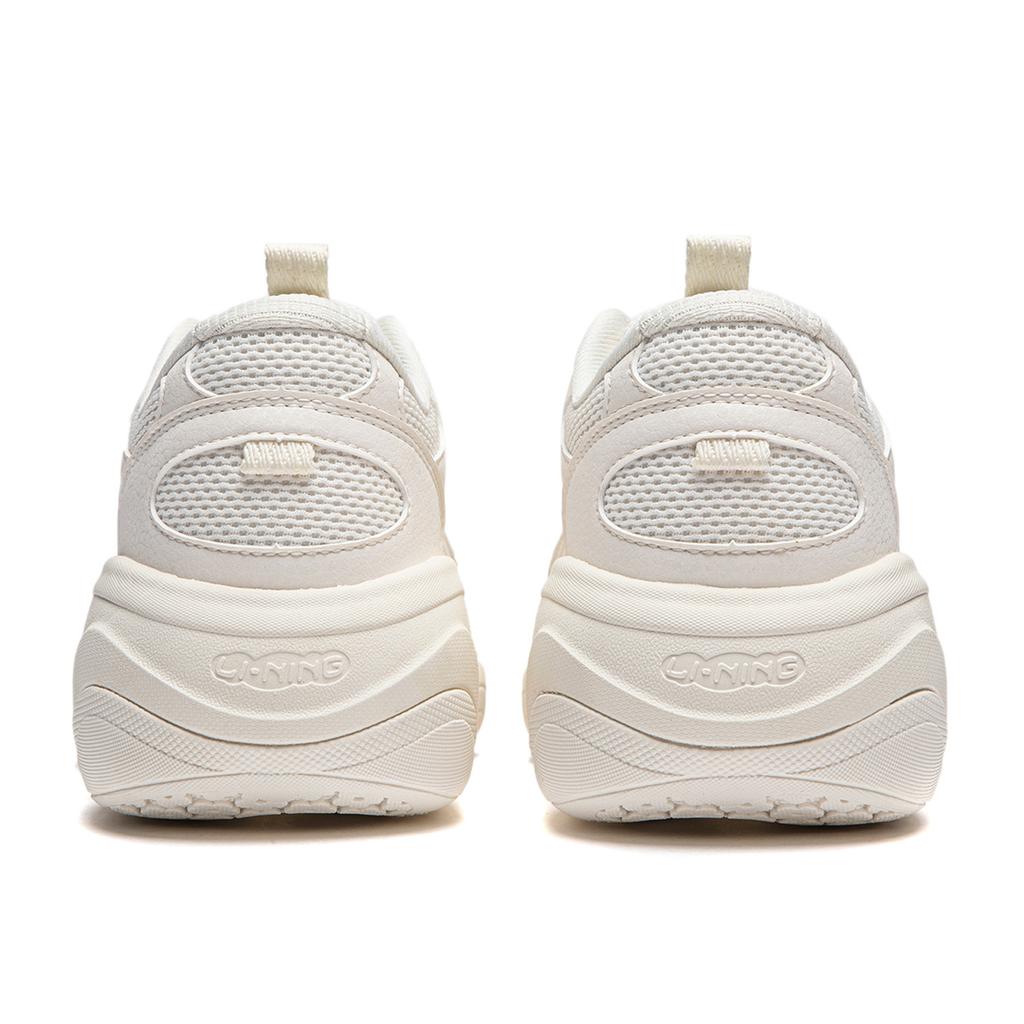 New LiNing Honey Anti Slip Wear Resistant Low Top Casual Shoes Women's White AGCU252-1