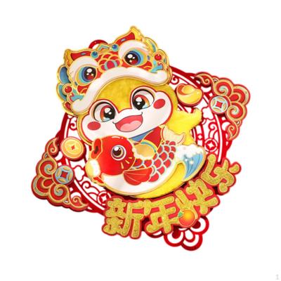 Chinese Year Decorations Door Stickers Gifts Spring Festival Wall Mural Holidays Farmhouses