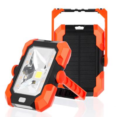 4-in-1 Solar-Arbeitslicht 4 Beleuchtungsmodi USB-wiederaufladbares LED-Arbeitslicht