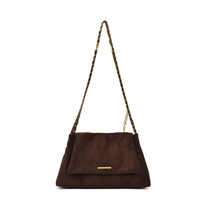 Large-capacity Tote Bag, Chain Single-shoulder Commuter Bag, Casual Retro Single-shoulder Crossbody Bag