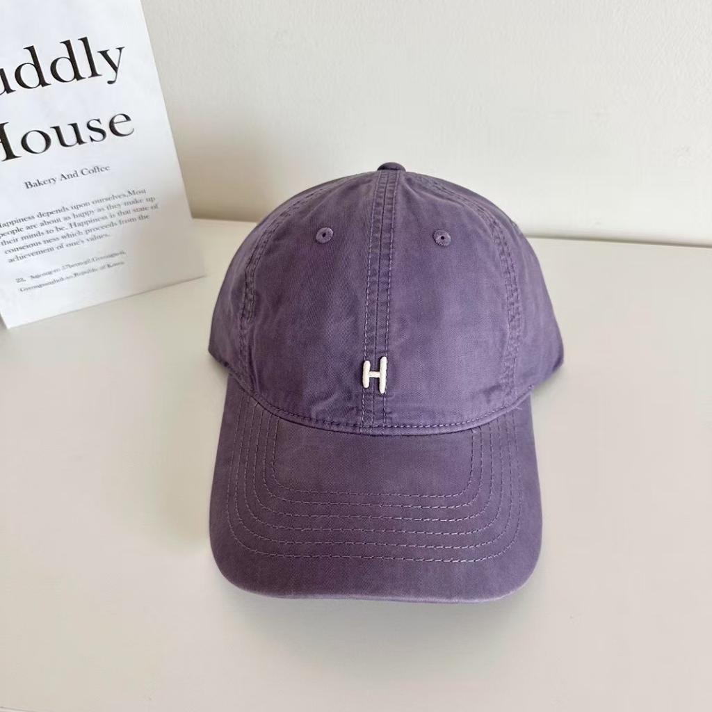 New American Simple Letter Embroidered Baseball Cap for Women's Summer High-end Men with a Small Face and a Big Head Circumference Cap